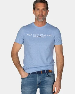 Basic blauw t-shirt