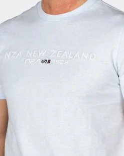 Basic lichtblauw t-shirt
