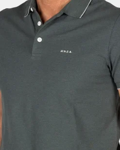 Basis groene katoenen polo