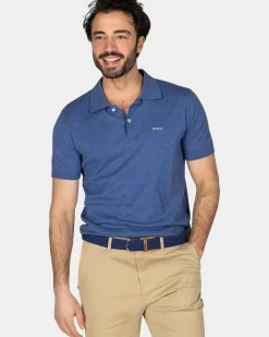 Basis navy poloshirt