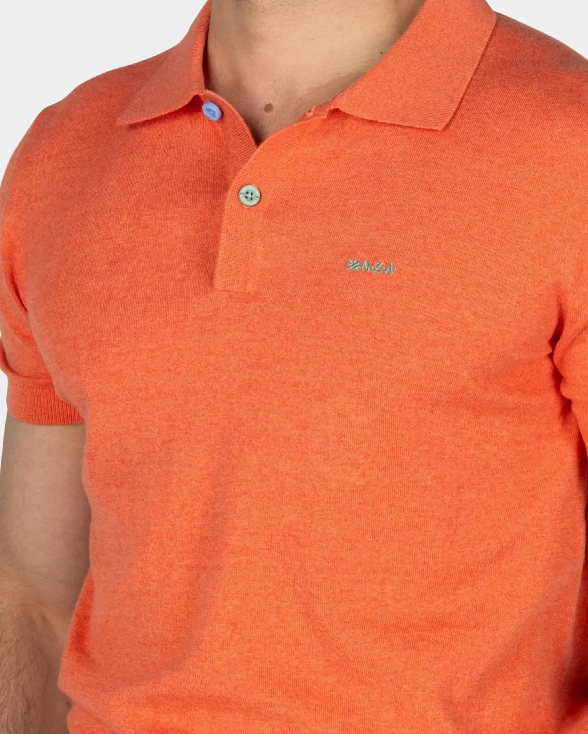 Basis oranje poloshirt