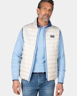 Beige bodywarmer