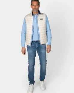 Beige bodywarmer