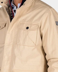 Beige fieldjacket