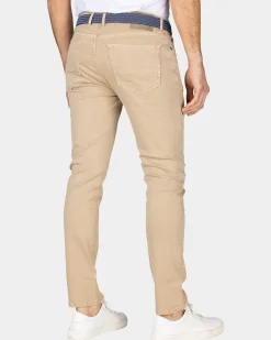 Beige gekleurde spijkerbroek