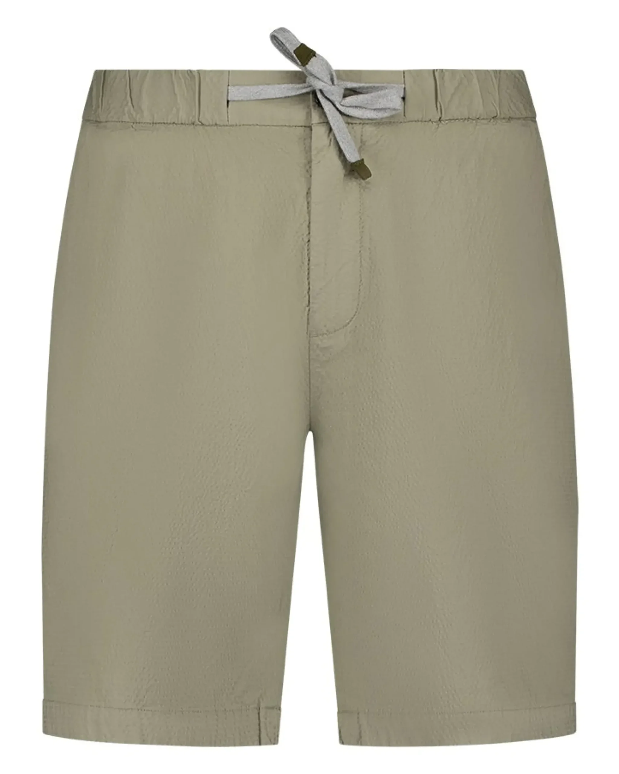 Beige stretch chino shorts