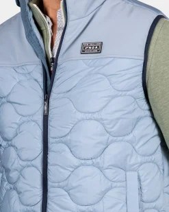 Blauwe gewatteerde bodywarmer - Phantom Blue