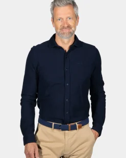 Blauw overhemd Spray - Ink Navy