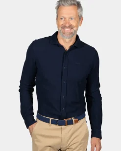 Blauw overhemd Spray - Ink Navy