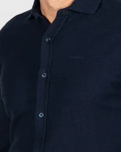 Blauw overhemd Spray - Ink Navy