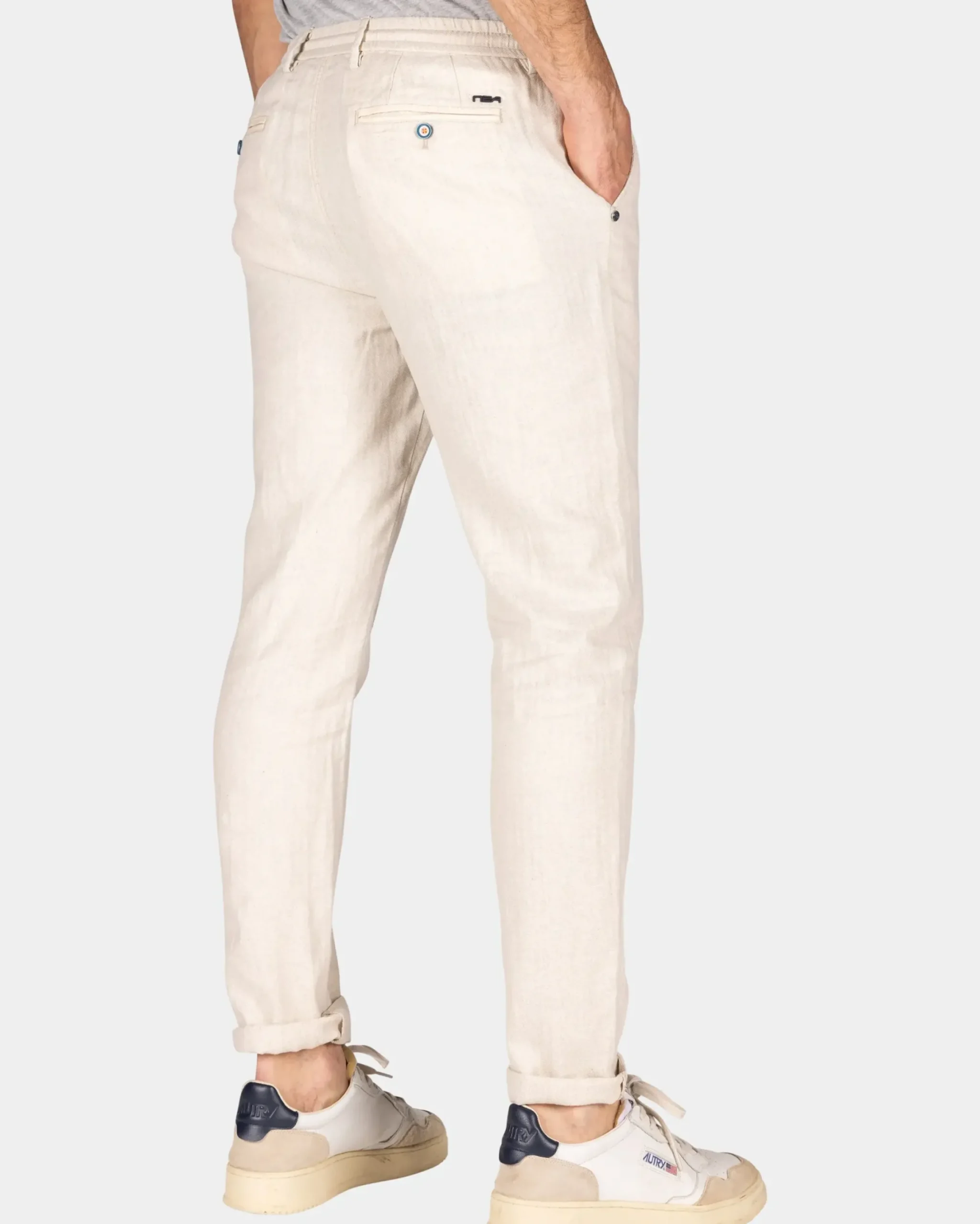 Broek van katoen en linnen - Summer Stone