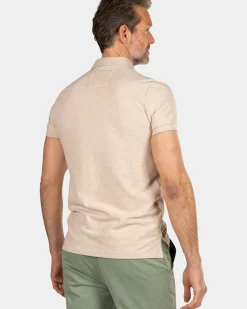 Bruin poloshirt - Oat Sand