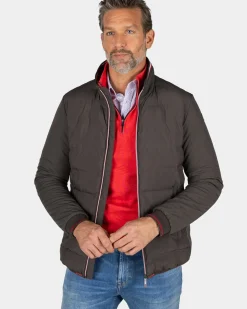 Bruin polyester bomberjack - Mud