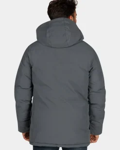 Canvas grijze parka jas - Ash Grey
