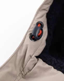 Canvas parka-jas met capuchon - Tar grey