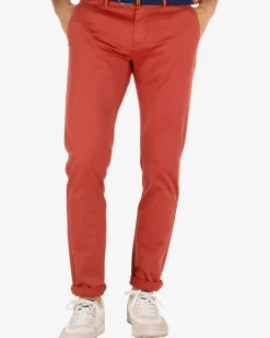 Chino broek Napier Twill Stretch - Brique