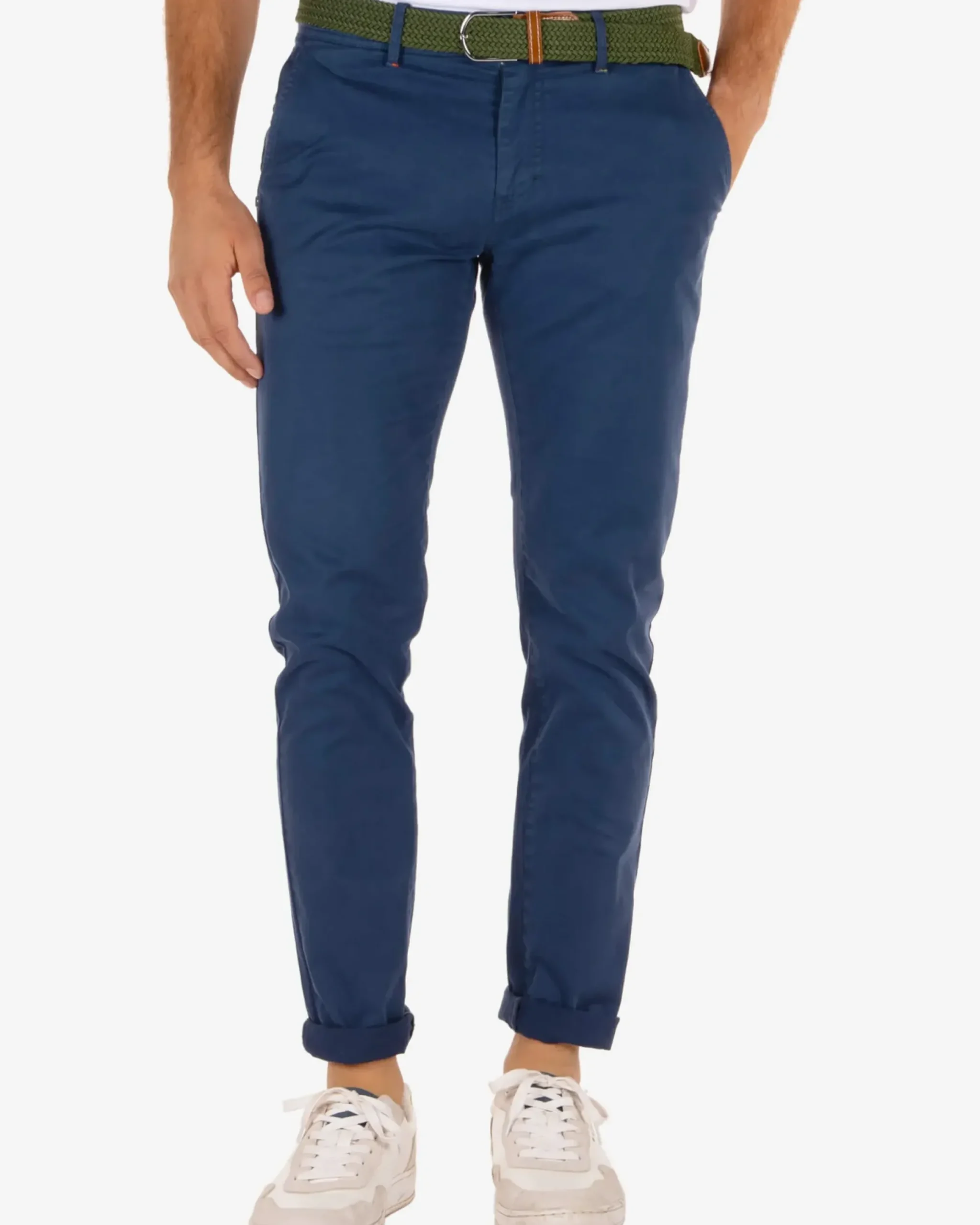 Chino broek Napier Twill Stretch - Storm Blue