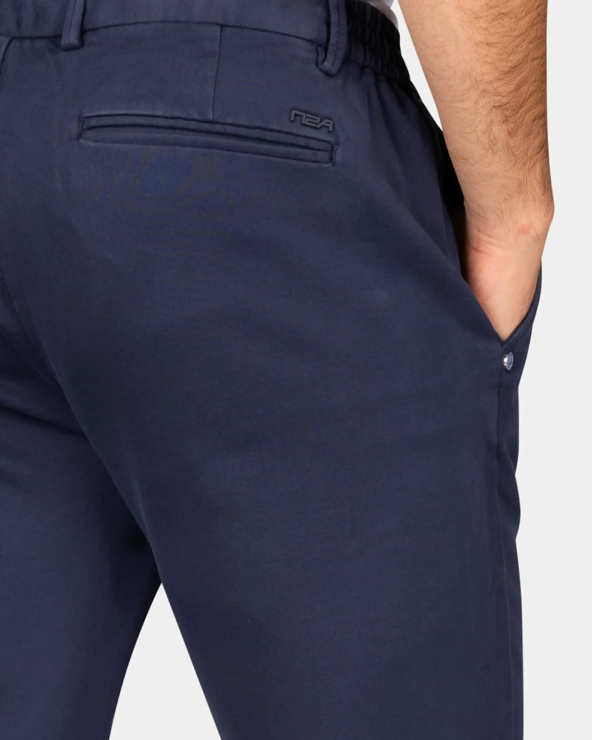 Donkerblauwe jersey chino - Autumn Navy