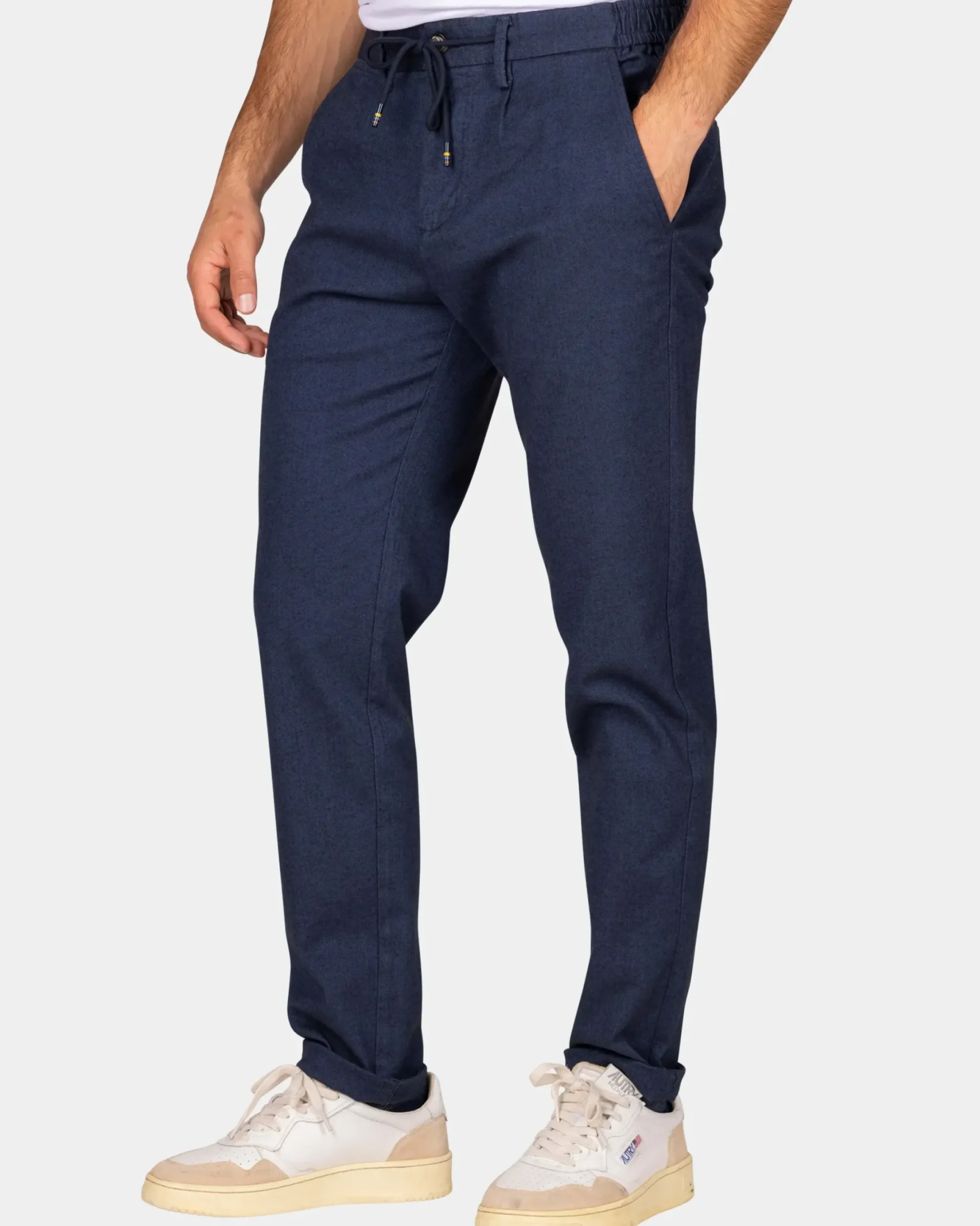 Donkerblauwe wol look broek - Autumn Navy
