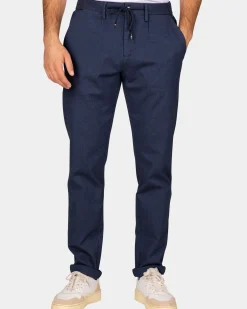Donkerblauwe wol look broek - Autumn Navy
