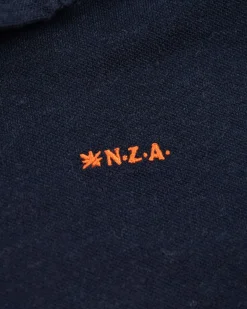Donkerblauw katoenen overhemd met lange mouw - Pitch Navy
