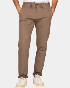 Donkerbruine jersey chino - Dark Mocca