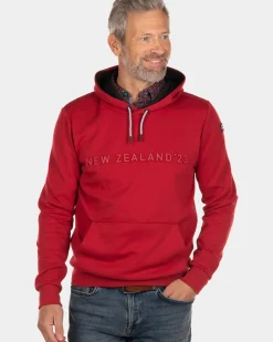Effen hoodie Oruru - Cardinal Red