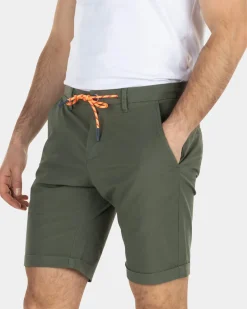 Effen katoenen chino shorts - High Summer Army