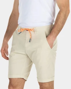 Effen katoenen chino shorts - Light Kit