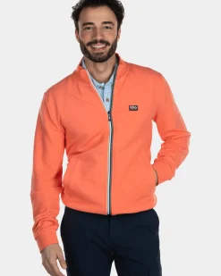 Effen katoenen vest - Burned Orange