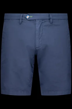 Effen korte broek van katoen - Ocean Navy
