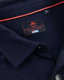Effen overhemd met lange mouwen - Traditional Navy
