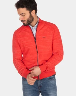 Effen vest - Orange Red