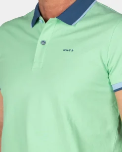 Felgroene sportieve polo