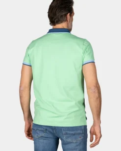 Felgroene sportieve polo