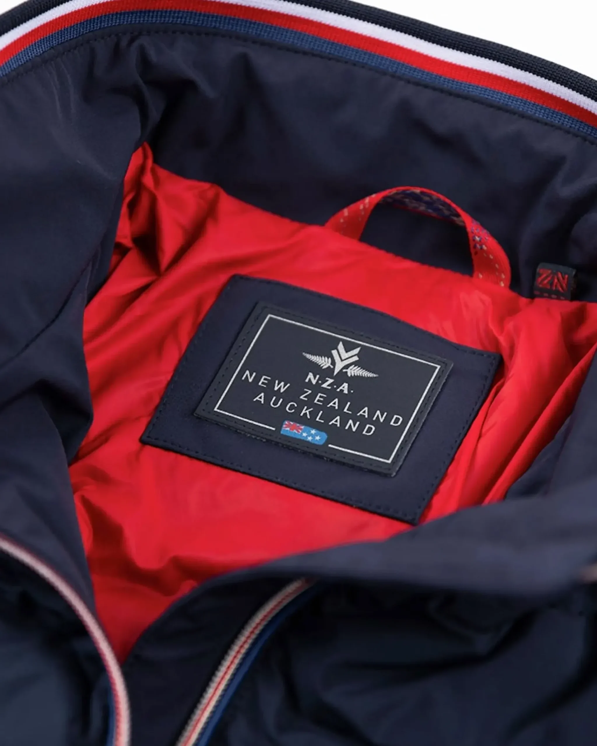 Gewatteerde effen jas - Pitch navy