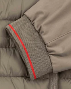 Gewatteerde jas met softshell - Misty Army