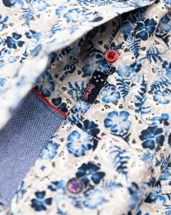 Grijs katoenen overhemd met print - Tar Grey