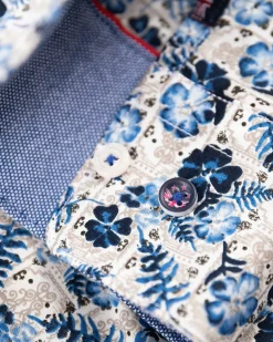 Grijs katoenen overhemd met print - Tar Grey