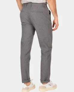 Grijze katoenen chino - Light Grey