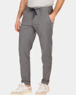 Grijze katoenen chino - Light Grey