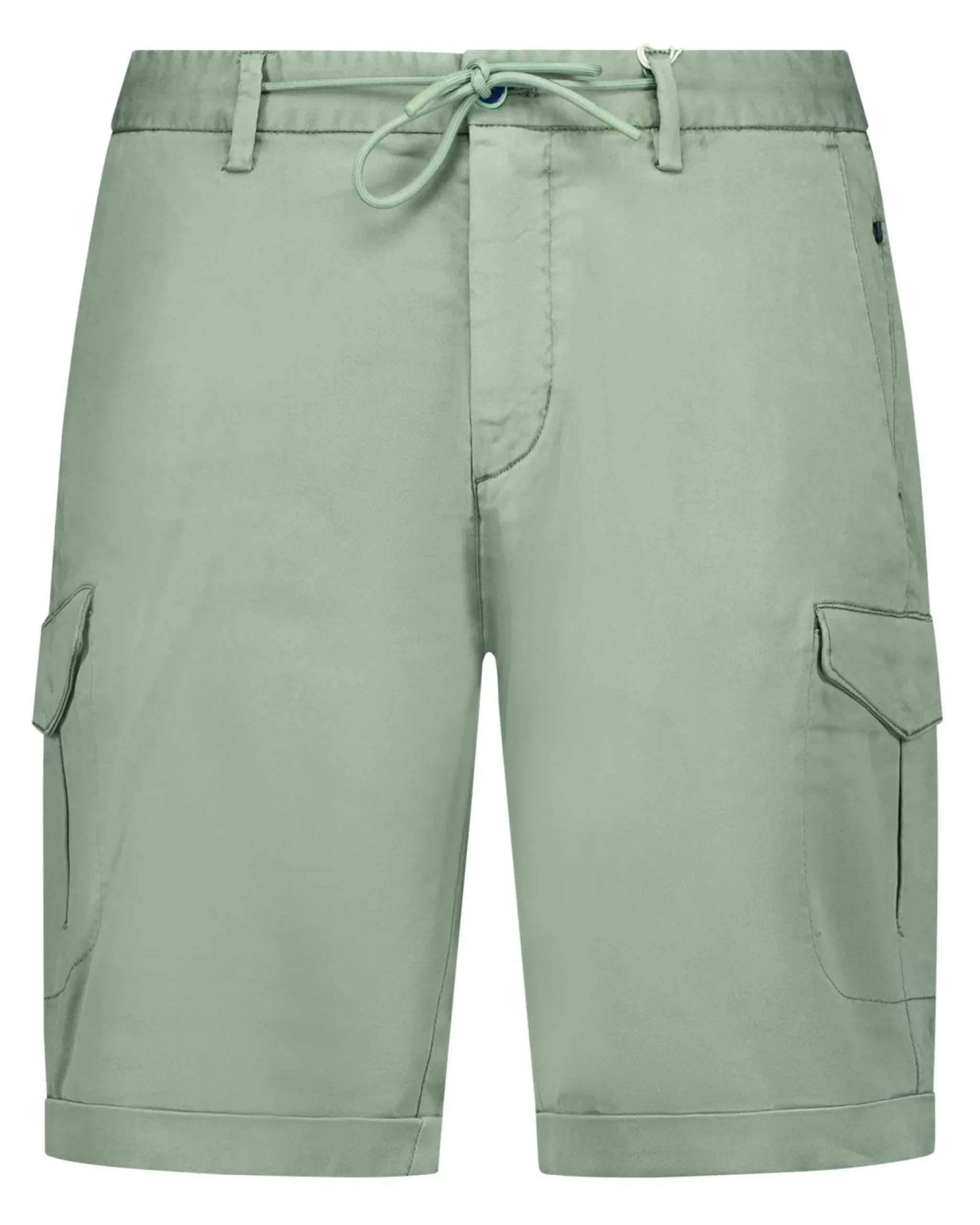 Groen cargo short met stretch