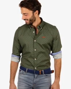Groene blouse met lange mouw Roundabout - Rock Green