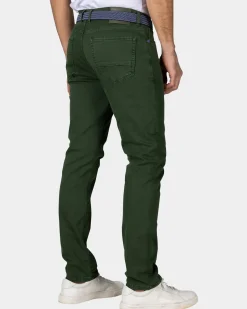 Groene gekleurde spijkerbroek