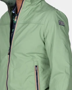 Groene katoenen bomber