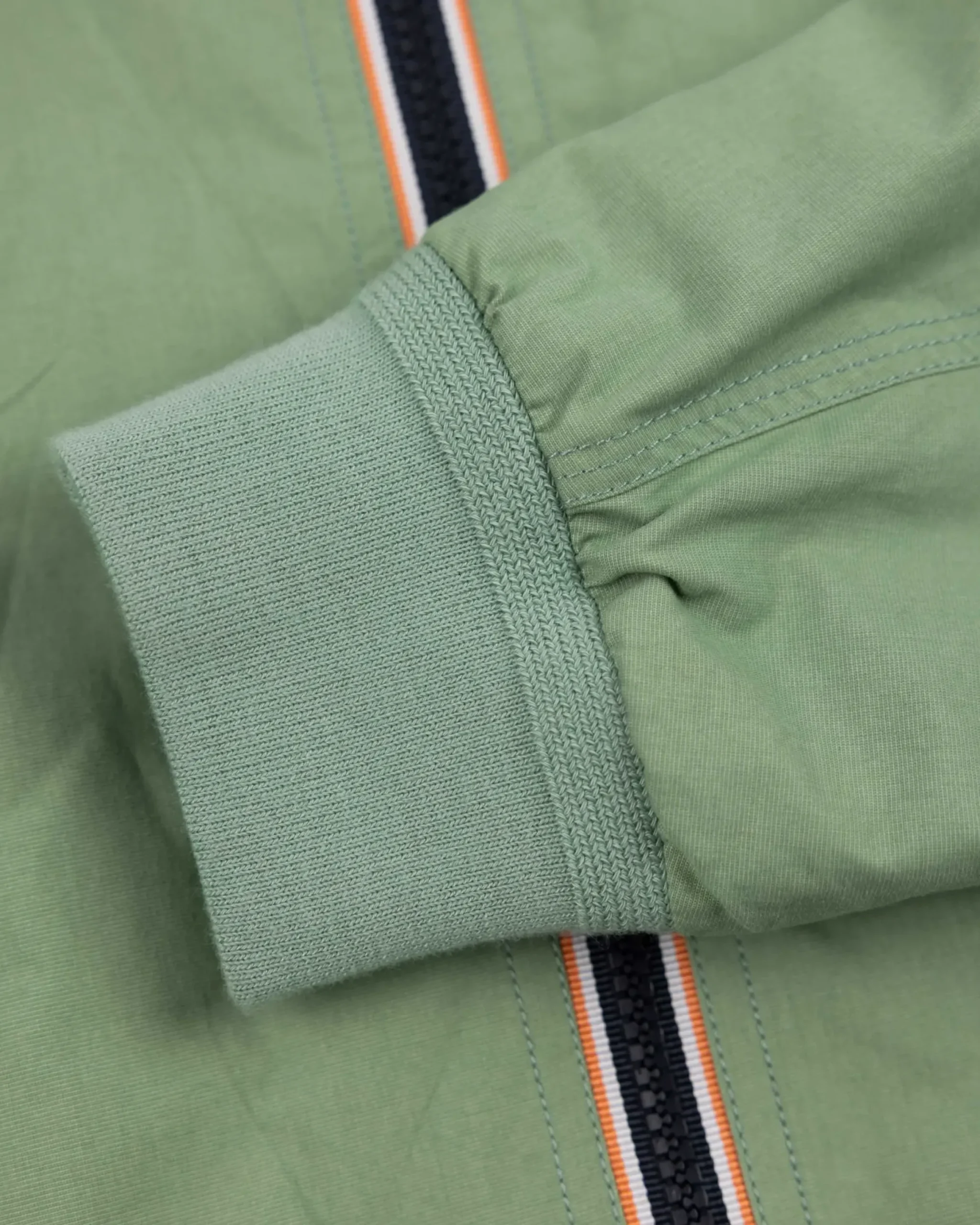 Groene katoenen bomber