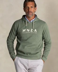 Groene katoenen hoodie