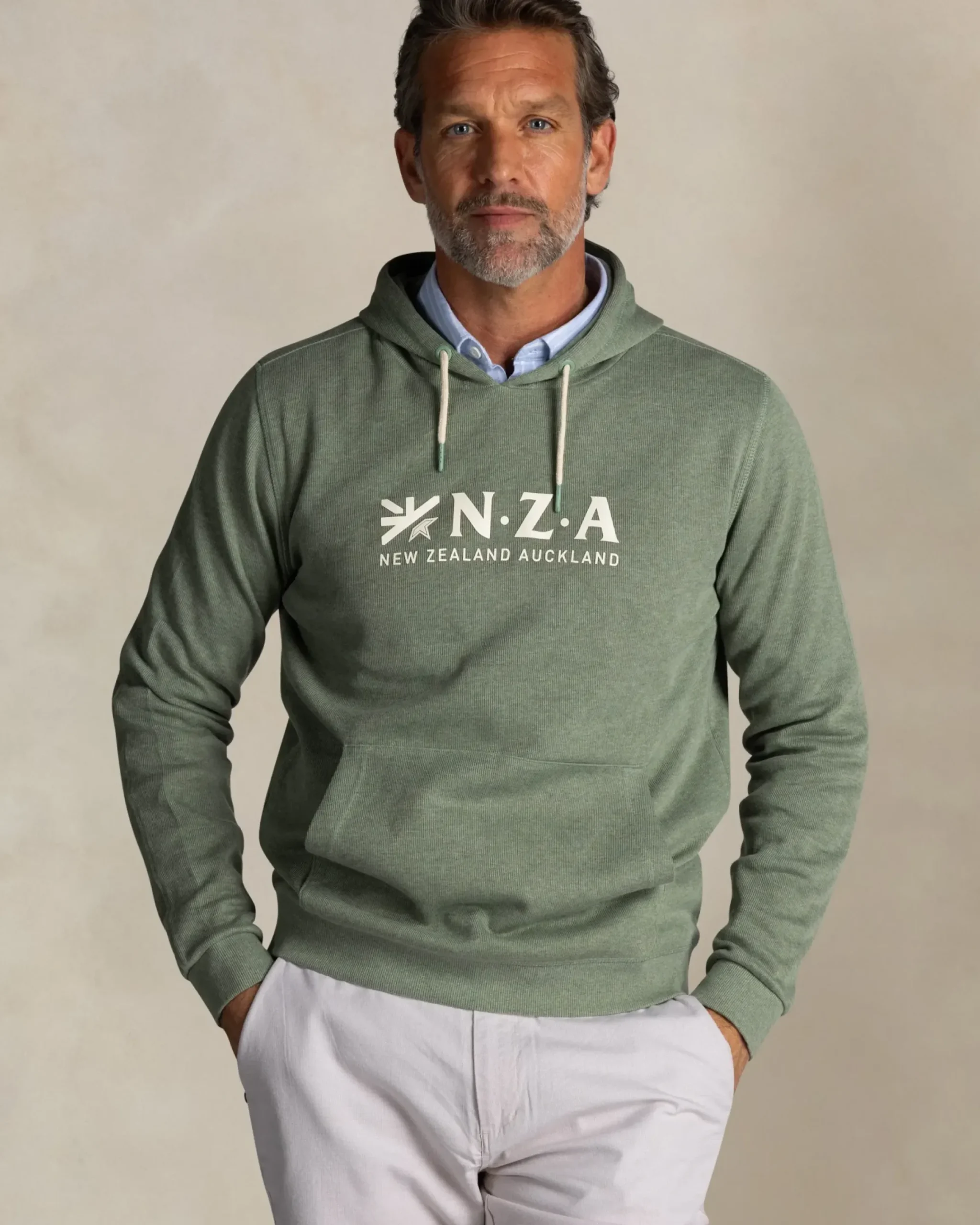 Groene katoenen hoodie