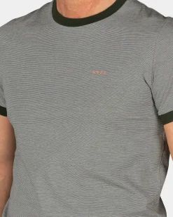Groen katoenen t-shirt