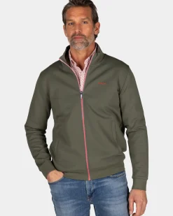 Groen sportief vest